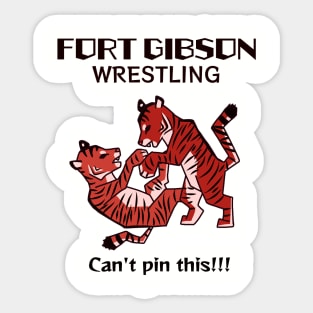 Fort Gibson Wrestling Sticker